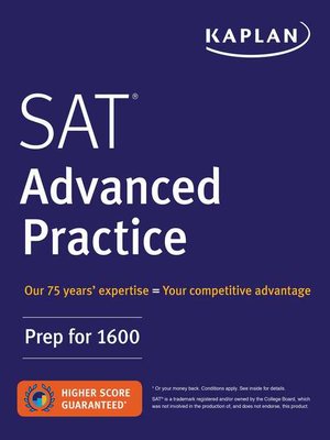 cover image of SAT Advanced Practice
